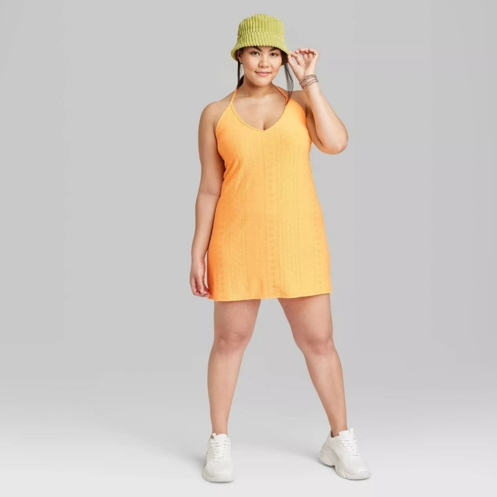 Women's Eyelet Bodycon Dress | Wild Fable | Small